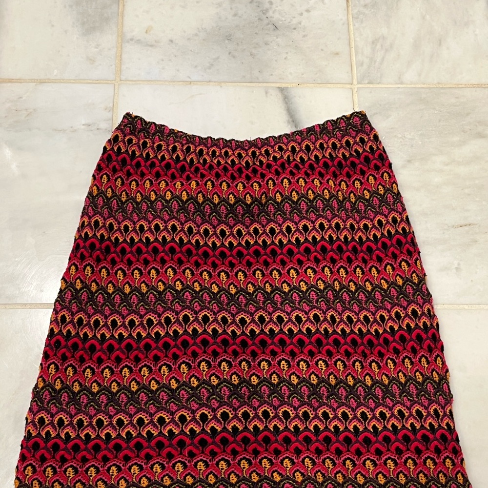 Missoni-inspired skirt